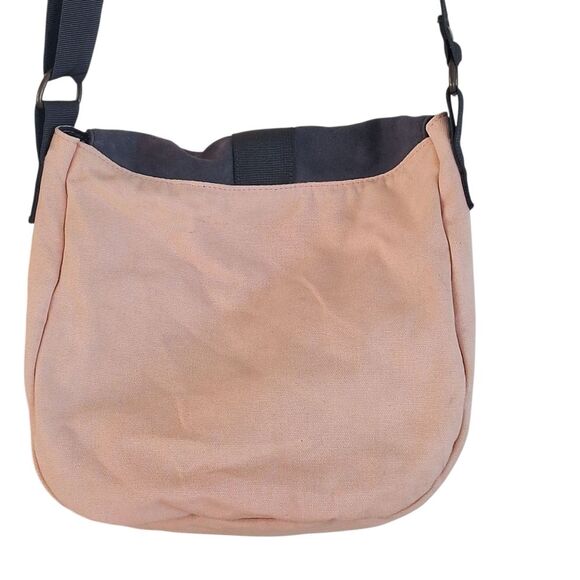 KAVU Wayfare Mini Crossbody Cherry Blossom Pale Peach Faux Suede Flap Boho - Picture 5 of 16